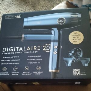 INFINITIPRO DigitalAire 2.0 Hair Dryer - Blue